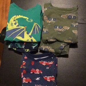 Three pairs of pyjamas